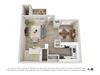 Di Mare 2 Bedroom Floor Plan Di Mare 2 Bedroom 1,230 sq.ft. Floor Plan at Marquessa Villas, Corona, California